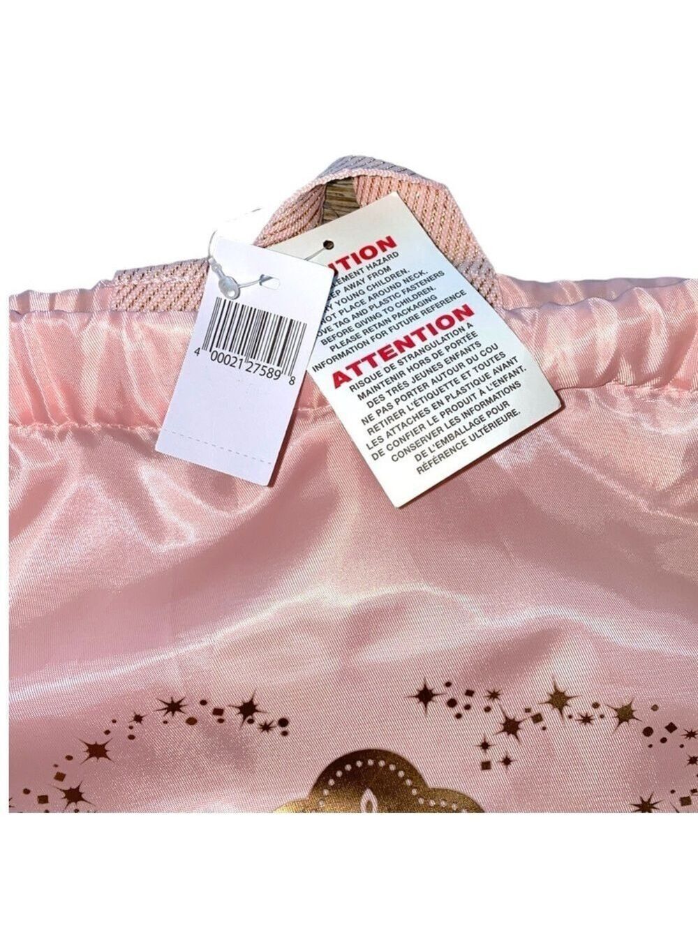 NWT New Bibbidi Bobbidi Boutique Pink Backpack Bag - Picture 3 of 5